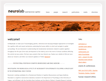 Tablet Screenshot of neurolab.ca